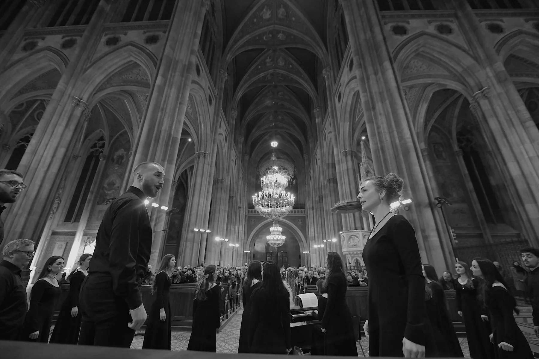 Siparantum Choir performing at Siparantum Choir's Captivating Concert at VotivKirche-Wien