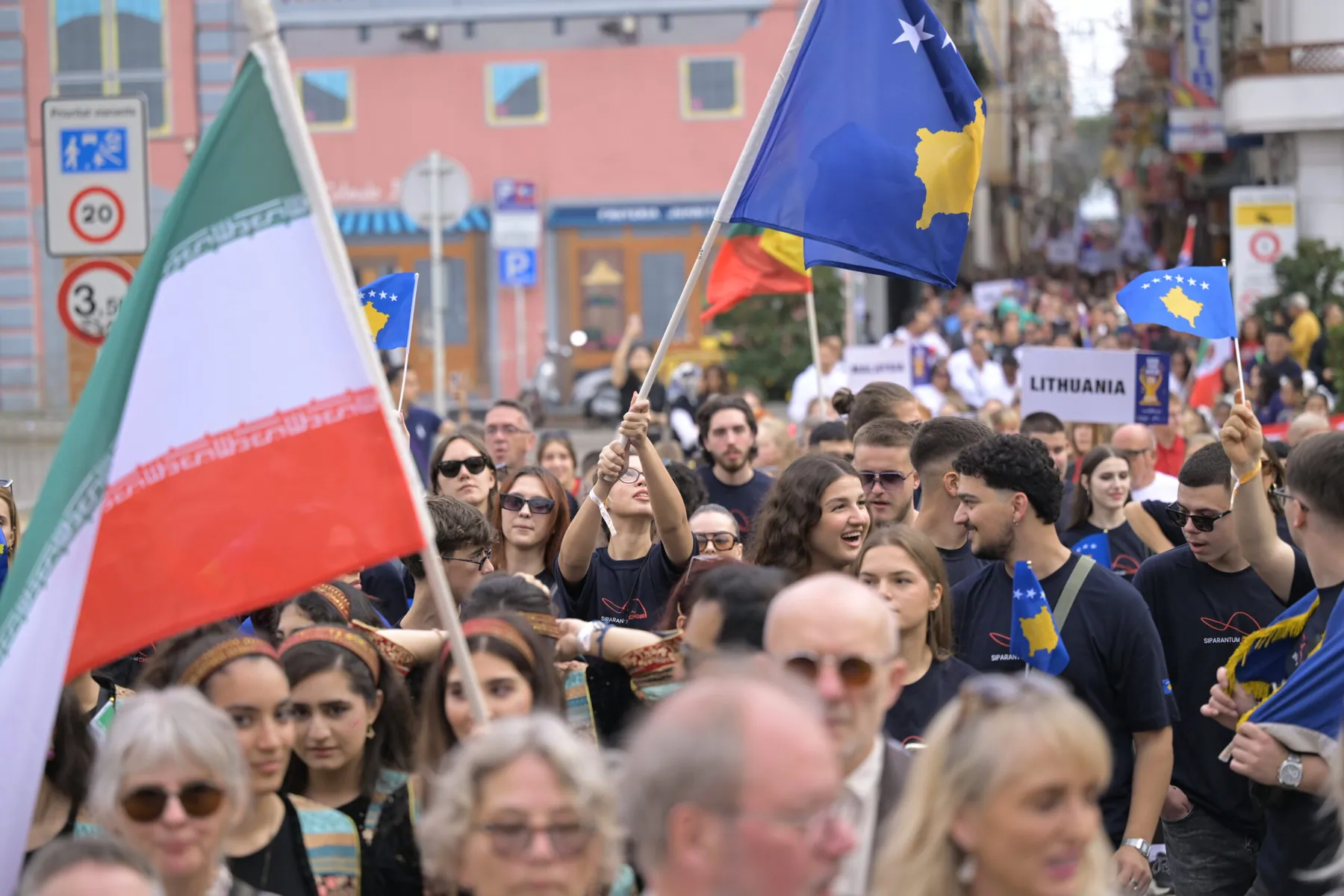 Siparantum Choir performing at "Siparantum" Waves Kosovo’s Flag in Spain Alongside 32 Nations