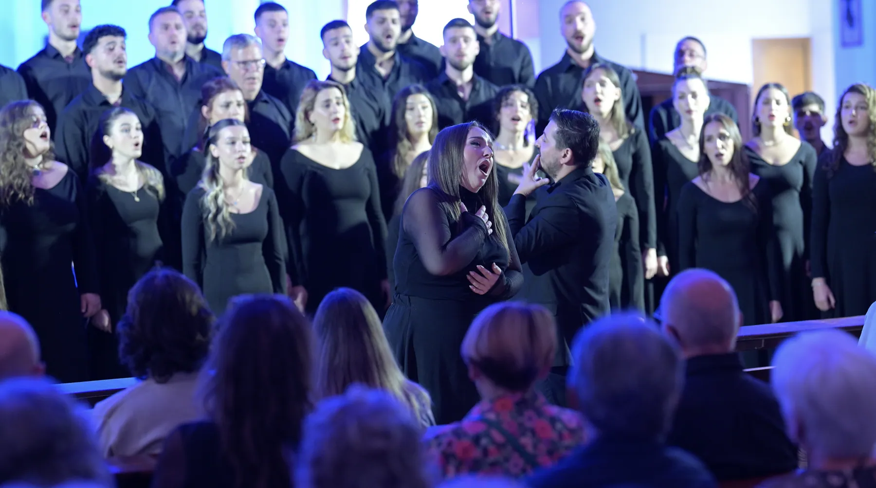 Siparantum Choir performing at Siparantum Choir Shines at the 'Midnight Sounds' Concert in Calella