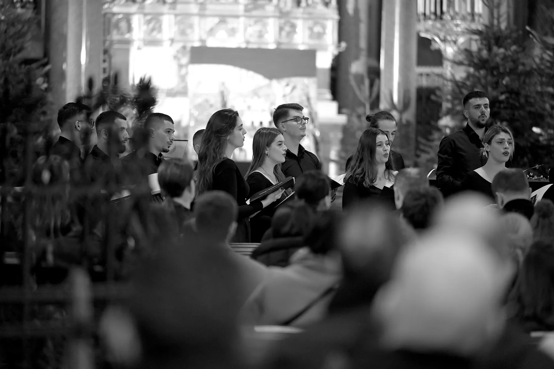 Siparantum Choir performing at Siparantum Choir's Captivating Concert at VotivKirche-Wien