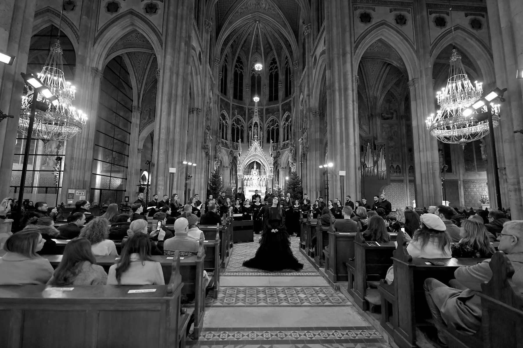 Siparantum Choir performing at Siparantum Choir's Captivating Concert at VotivKirche-Wien