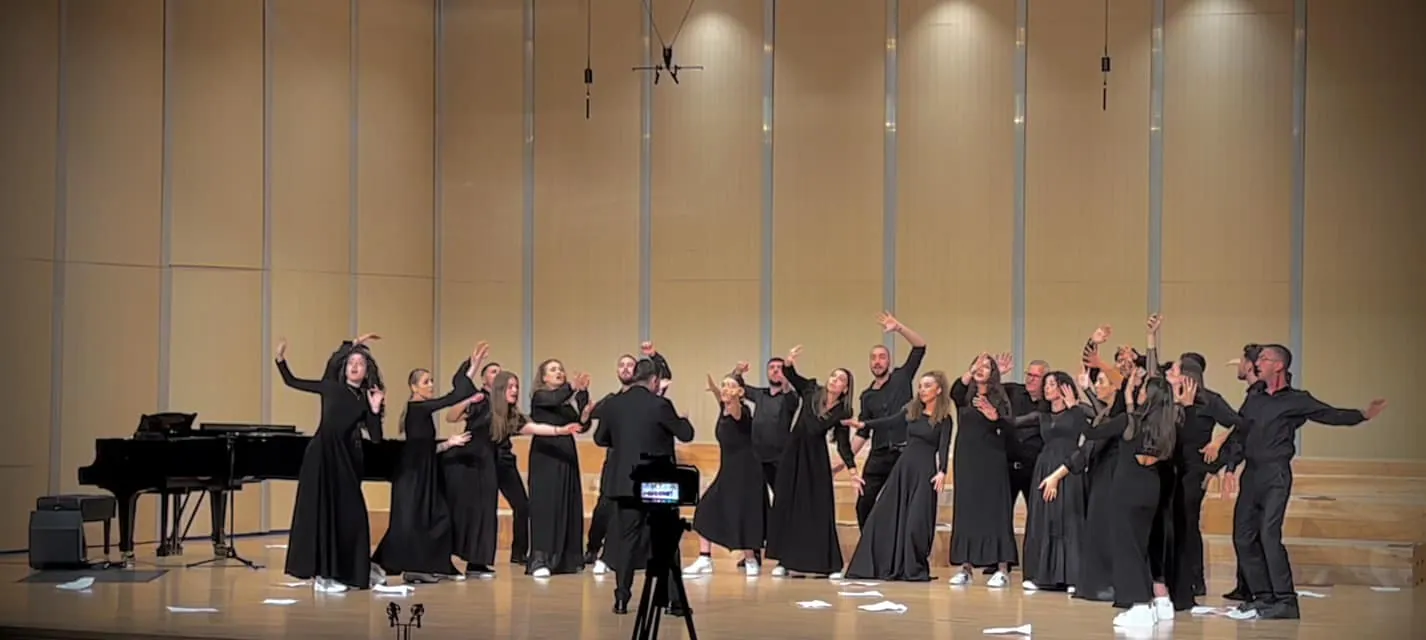 Siparantum Choir performing at Siparantum Choir Represents Kosovo in the 12th World Choir Games - Gangneung 2023