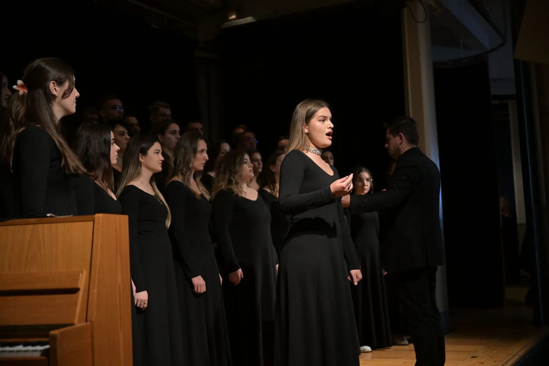 Siparantum Choir performing at Siparantum Choir's  performance at Arbetets Museum, Norrköping, Sweden