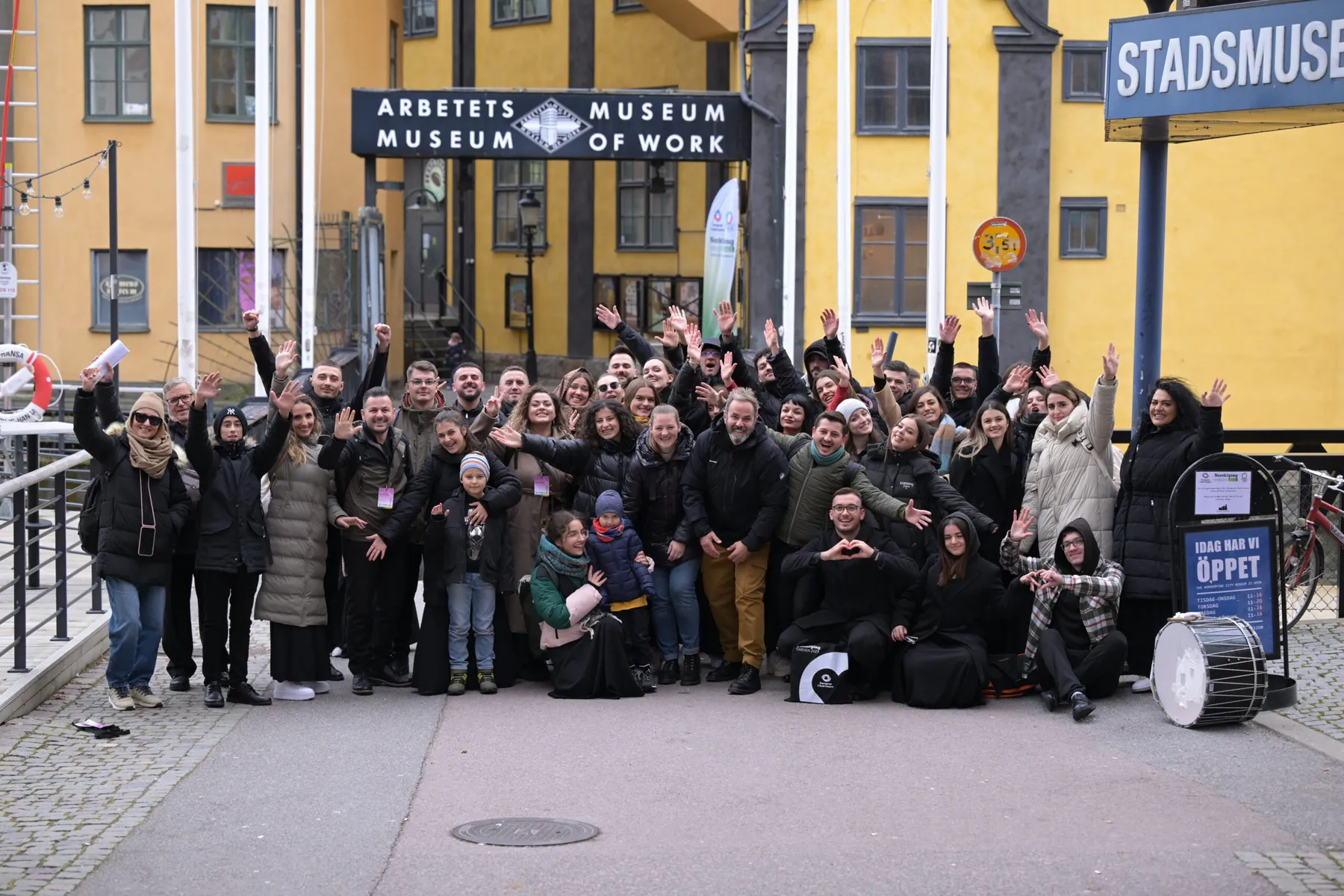 Siparantum Choir performing at Siparantum Choir's  performance at Arbetets Museum, Norrköping, Sweden