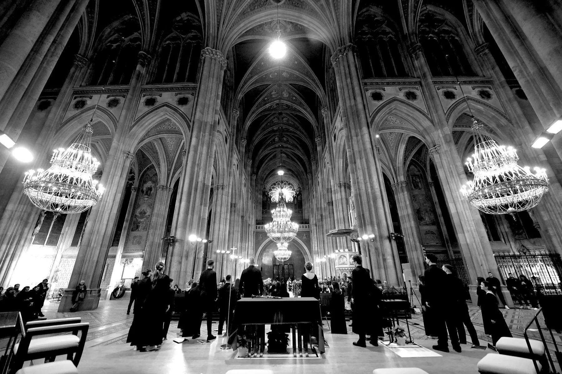 Siparantum Choir performing at Siparantum Choir's Captivating Concert at VotivKirche-Wien