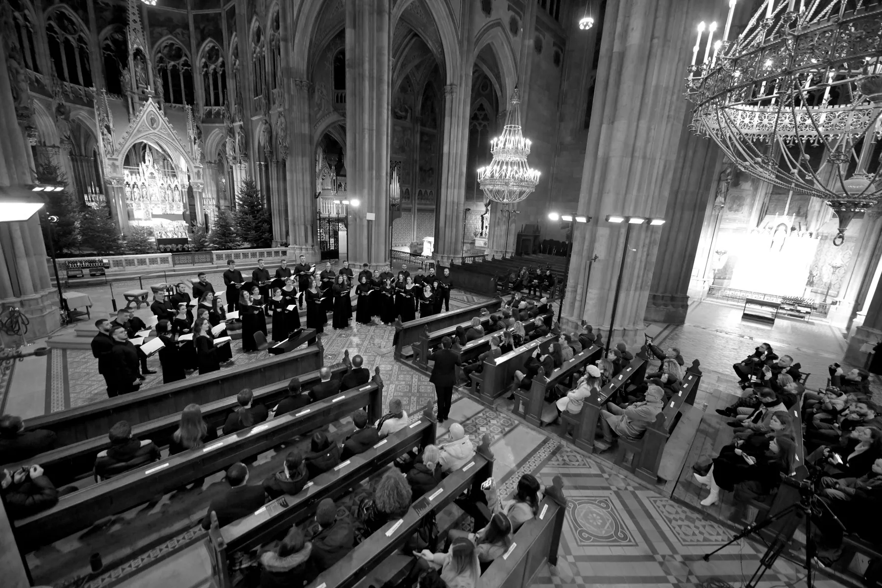 Siparantum Choir performing at Siparantum Choir's Captivating Concert at VotivKirche-Wien