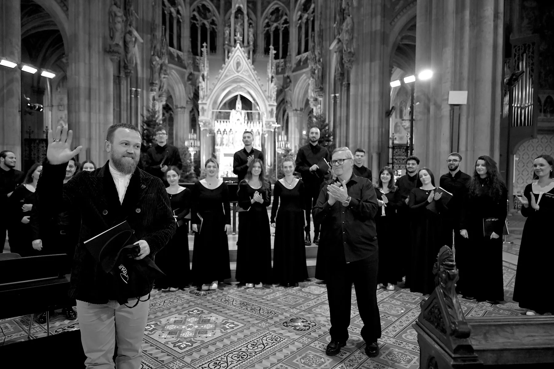 Siparantum Choir performing at Siparantum Choir's Captivating Concert at VotivKirche-Wien