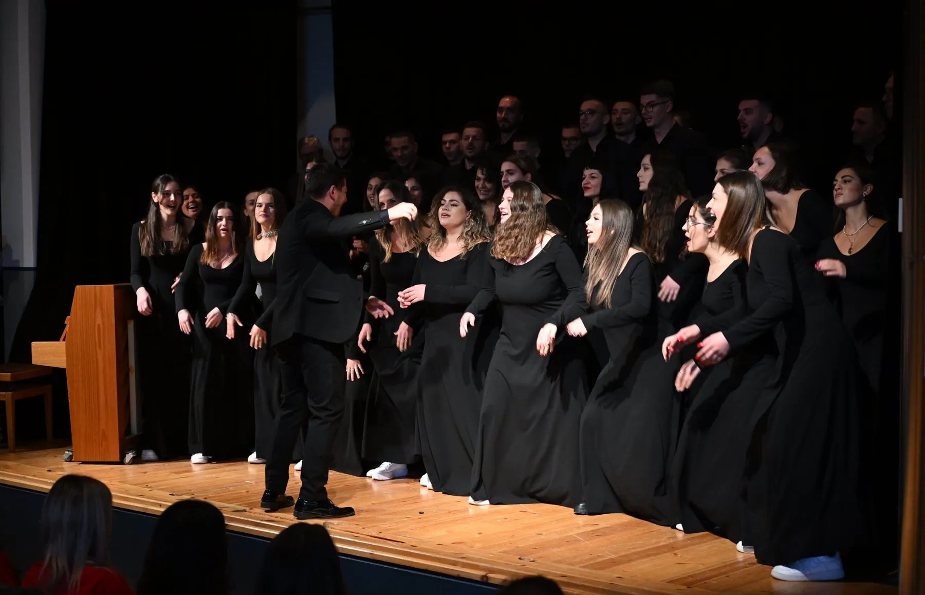 Siparantum Choir performing at Siparantum Choir's  performance at Arbetets Museum, Norrköping, Sweden