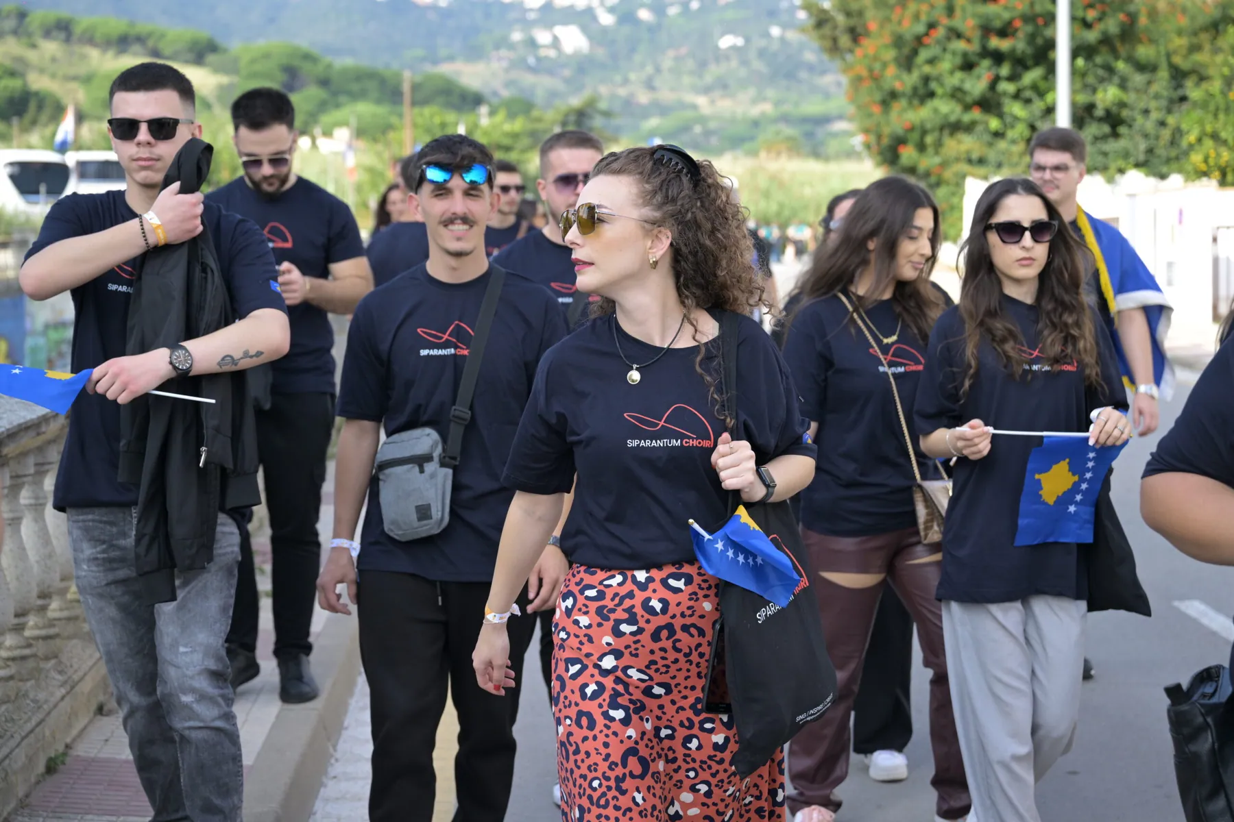 Siparantum Choir performing at "Siparantum" Waves Kosovo’s Flag in Spain Alongside 32 Nations
