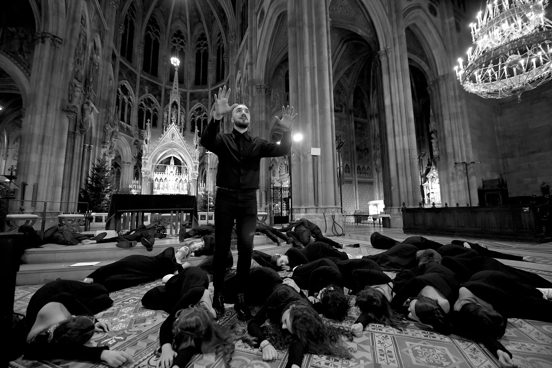 Siparantum Choir performing at Siparantum Choir's Captivating Concert at VotivKirche-Wien