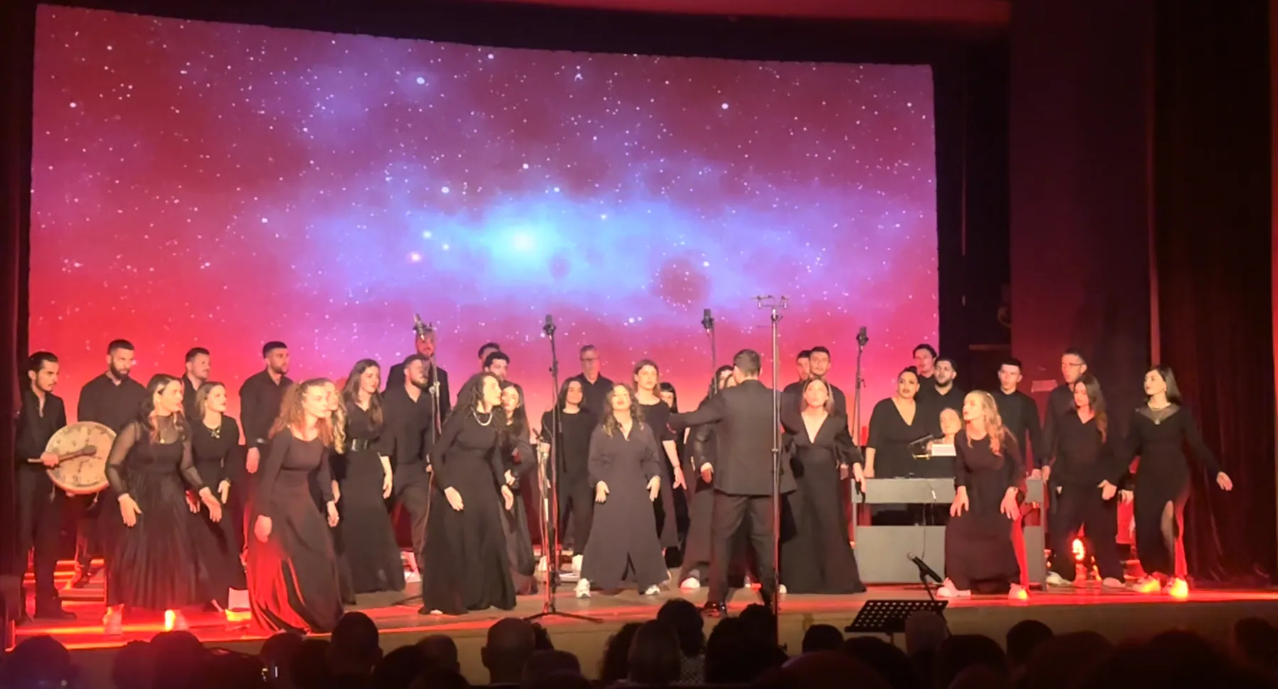 Siparantum Choir performing at "Spectacular Debut: Siparantum Choir's Mesmerizing Concert Leaves a Lasting Impression"