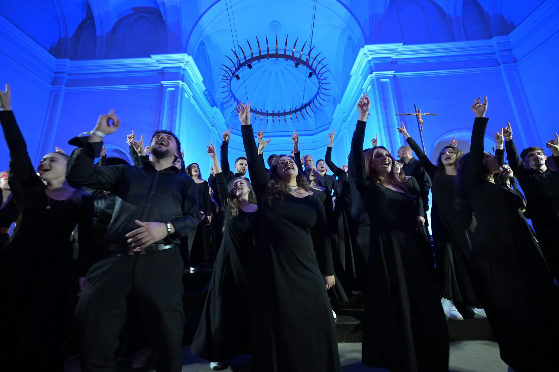 Siparantum Choir performing at Siparantum Choir Shines at the 'Midnight Sounds' Concert in Calella