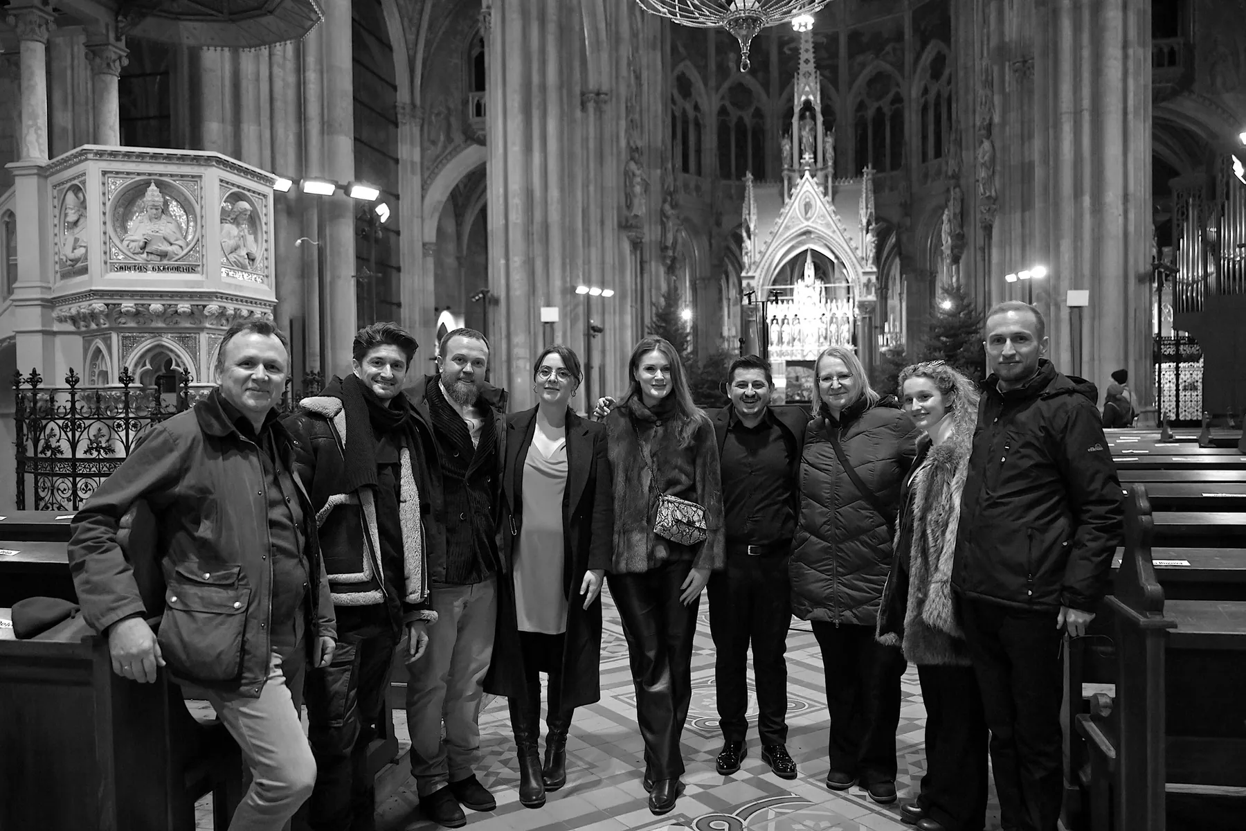 Siparantum Choir performing at Siparantum Choir's Captivating Concert at VotivKirche-Wien