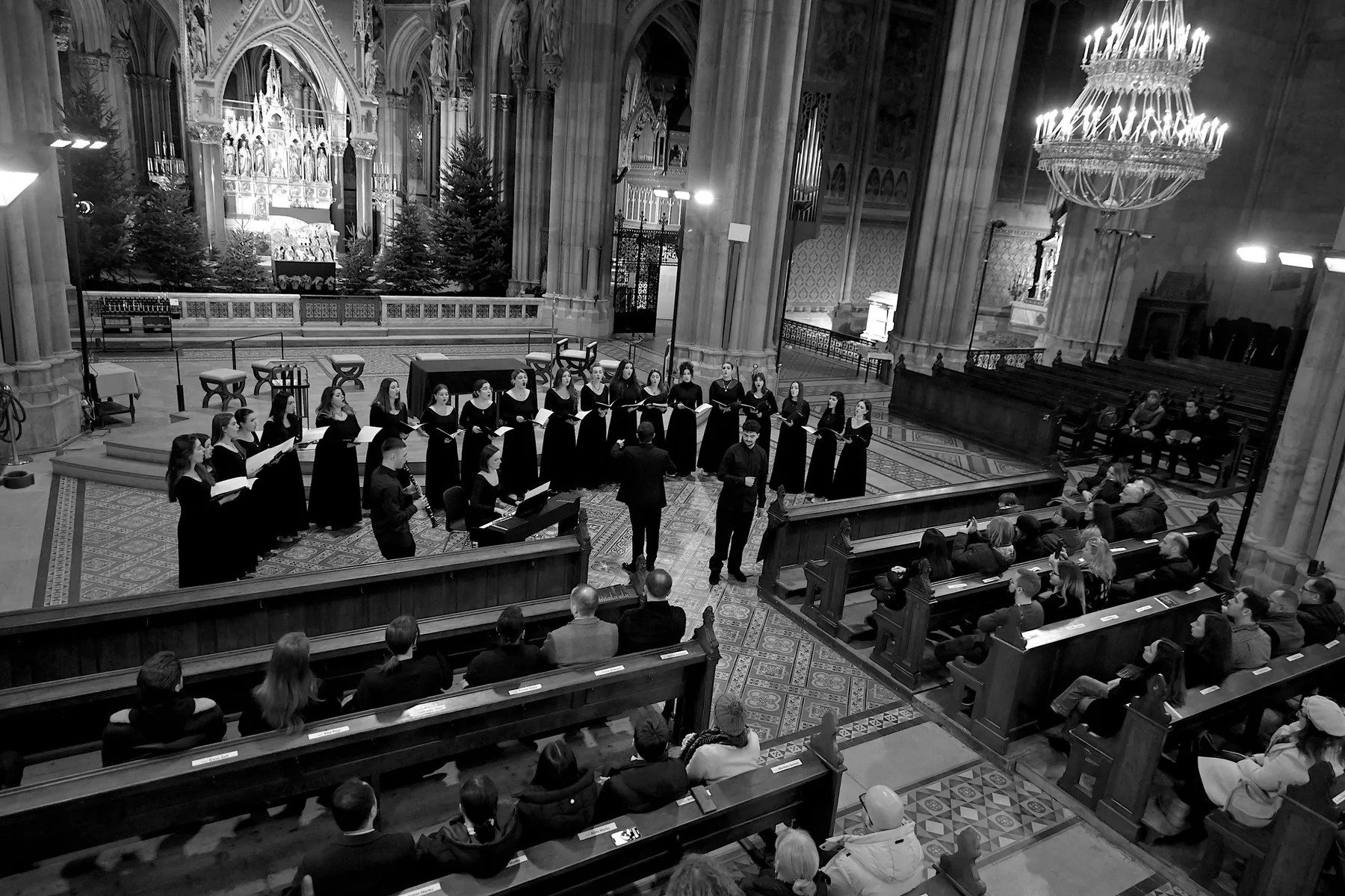 Siparantum Choir performing at Siparantum Choir's Captivating Concert at VotivKirche-Wien