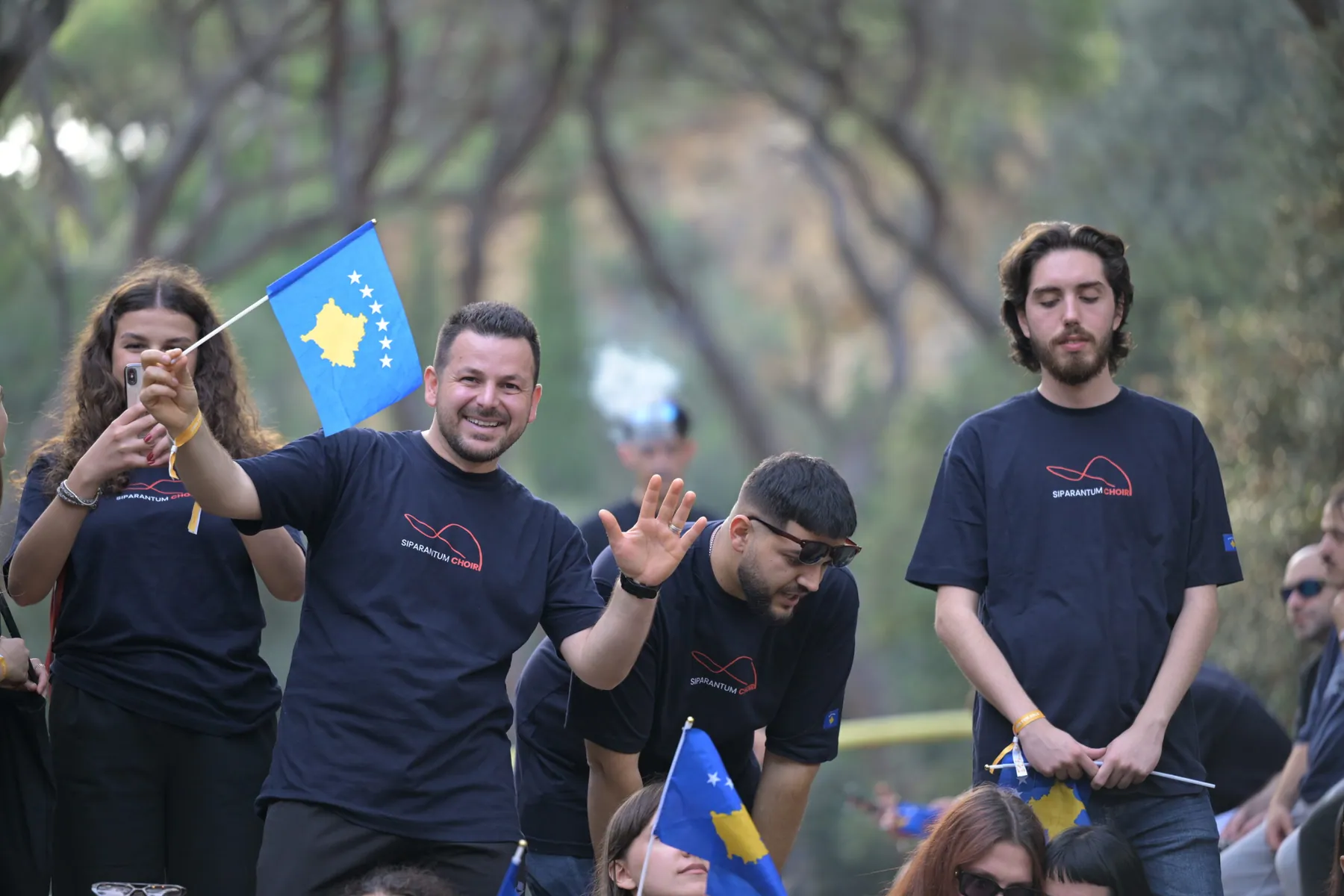 Siparantum Choir performing at "Siparantum" Waves Kosovo’s Flag in Spain Alongside 32 Nations