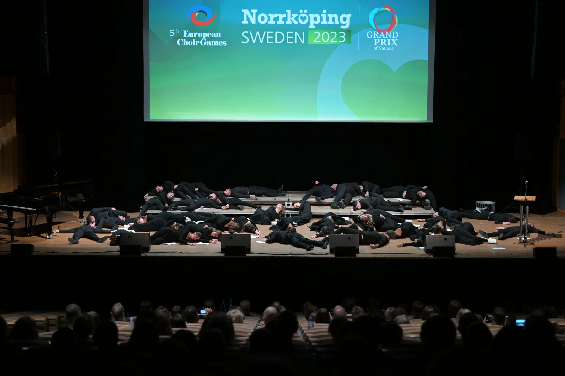Siparantum Choir performing at Our Performance at the Grand Prix of Nations Choir Competition in Norrköping, Sweden