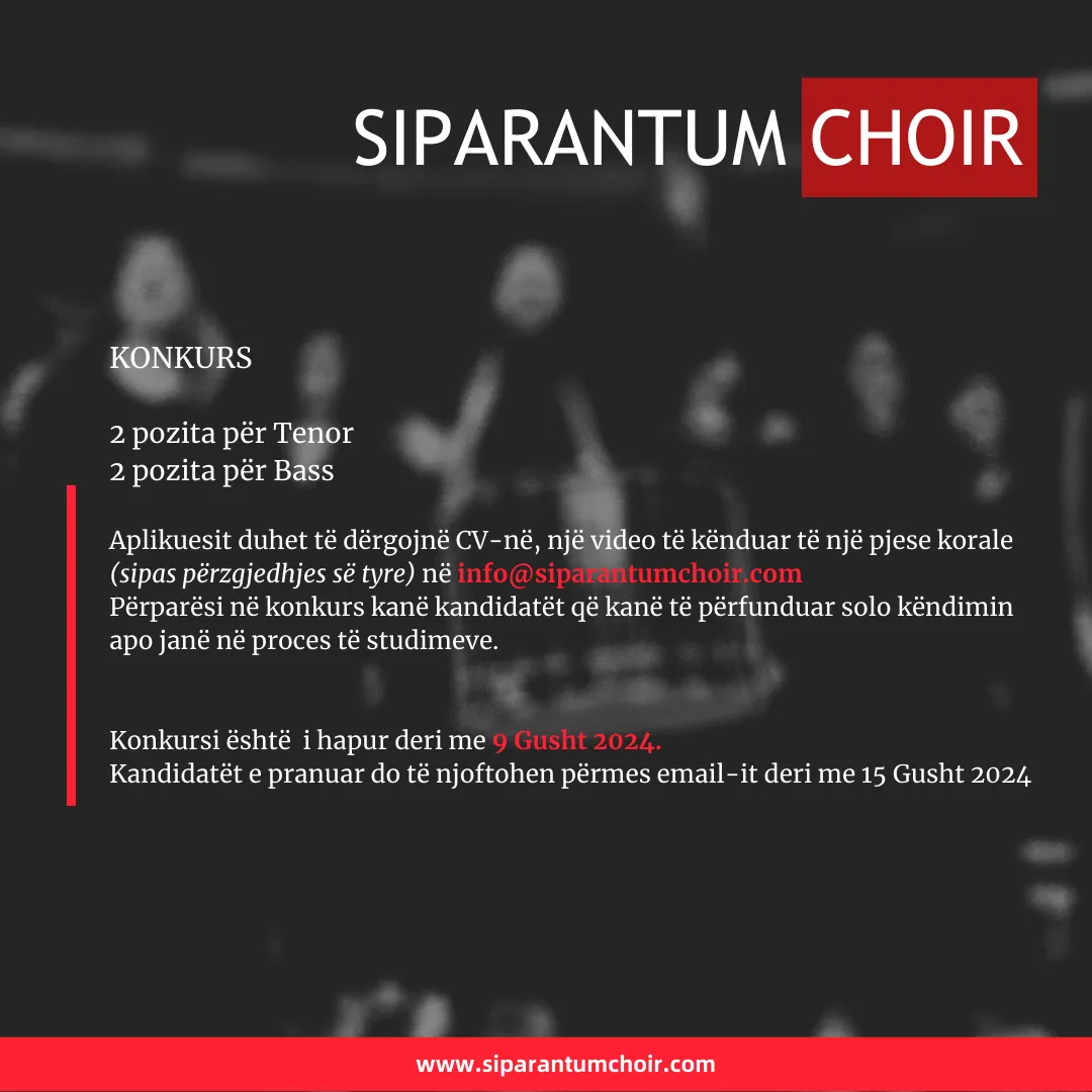 Konkurs | Siparantum Choir