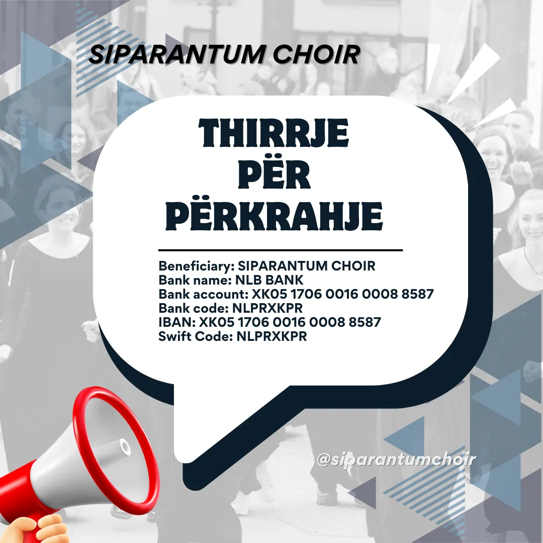 THIRRJE PËR PËRKRAHJE