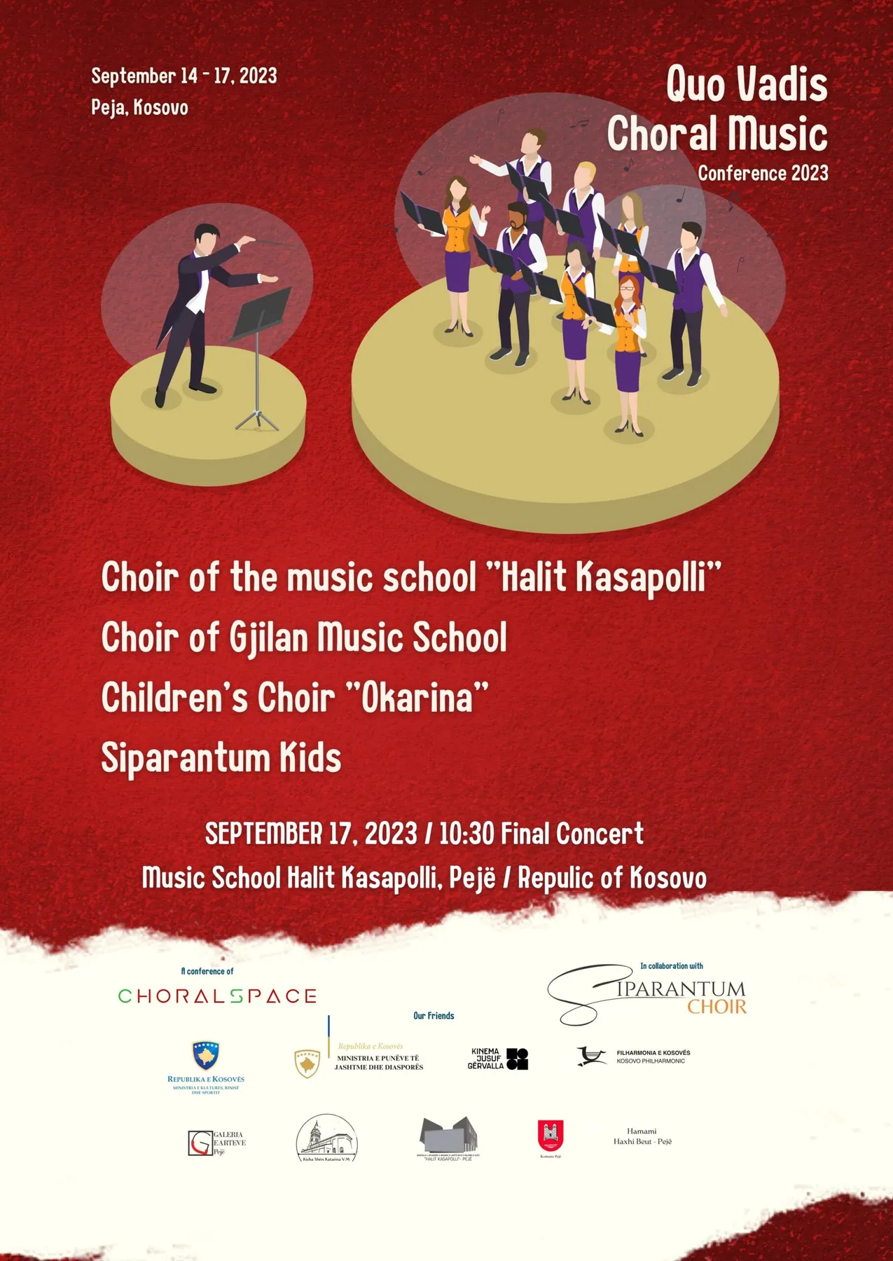 Siparantum Choir performing at QUO VADIS CHORAL MUSIC 2023