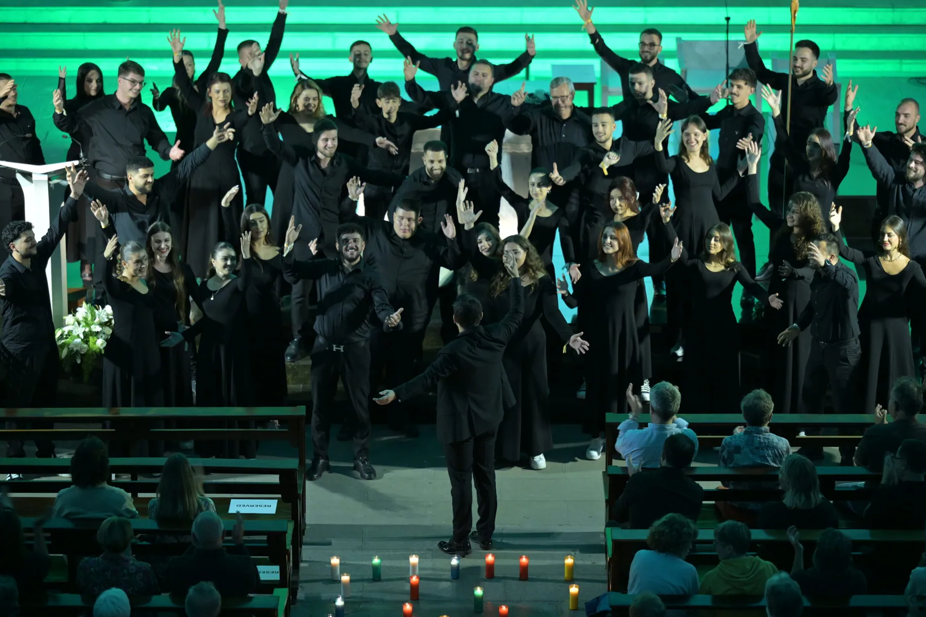 Siparantum Choir performing at Siparantum Choir Shines at the 'Midnight Sounds' Concert in Calella