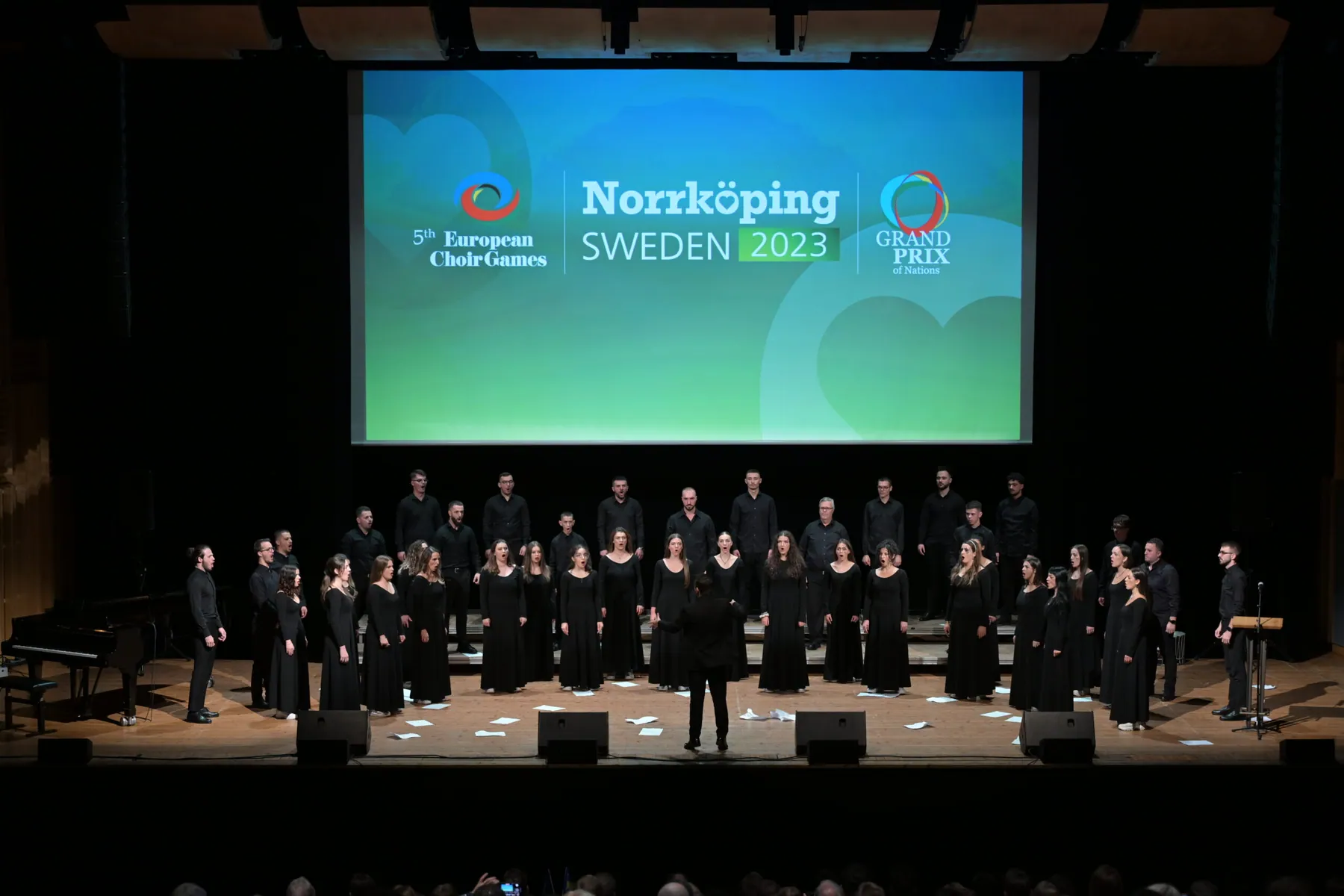 Siparantum Choir performing at Our Performance at the Grand Prix of Nations Choir Competition in Norrköping, Sweden