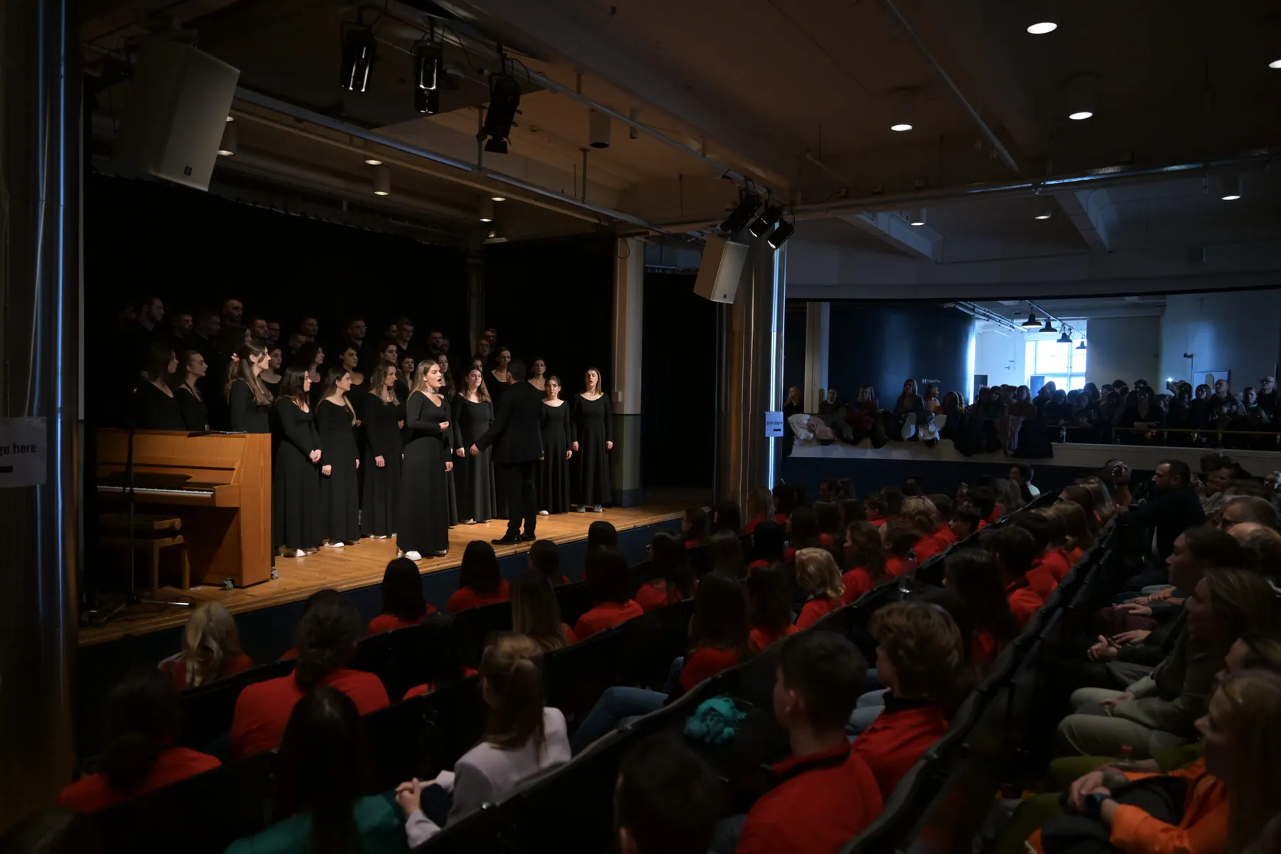 Siparantum Choir performing at Siparantum Choir's  performance at Arbetets Museum, Norrköping, Sweden