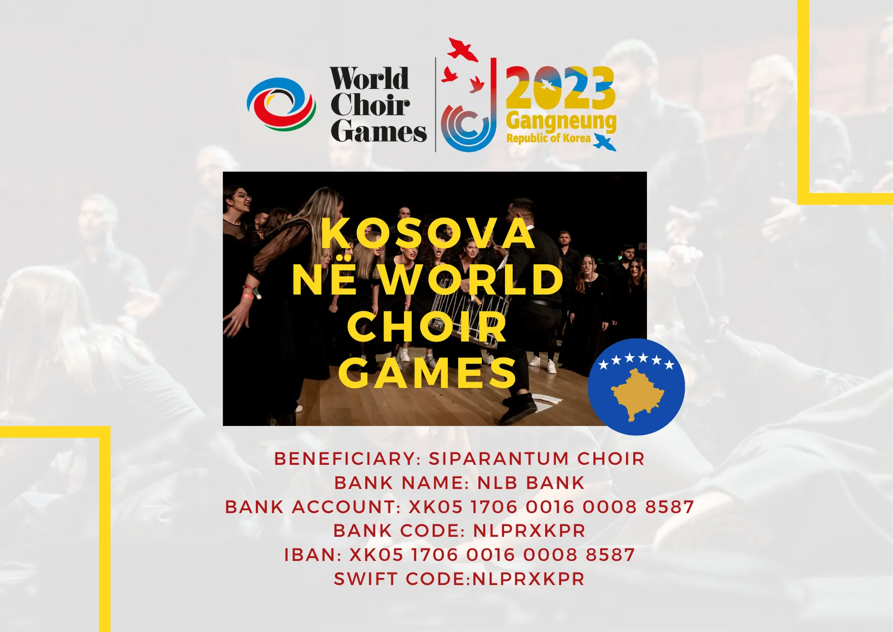 Support the Siparantum Choir's Journey to the World Choir Games, Republic of Korea 2023
