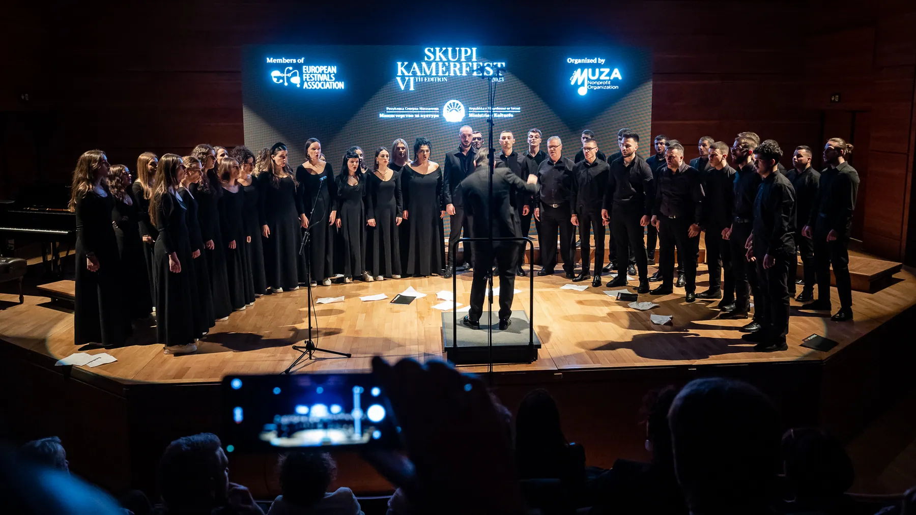 Siparantum Choir performing at Siparantum Choir / Skupi KamerFest 2023