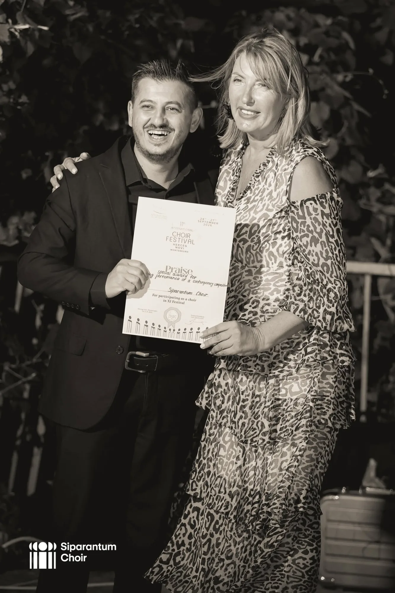 Siparantum Choir performing at Siparantum Choir Wins Three Awards at the International Choir Festival Herceg Novi (image 6)